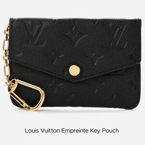 The Louis Vuitton Pochette Cles Empreinte Noir